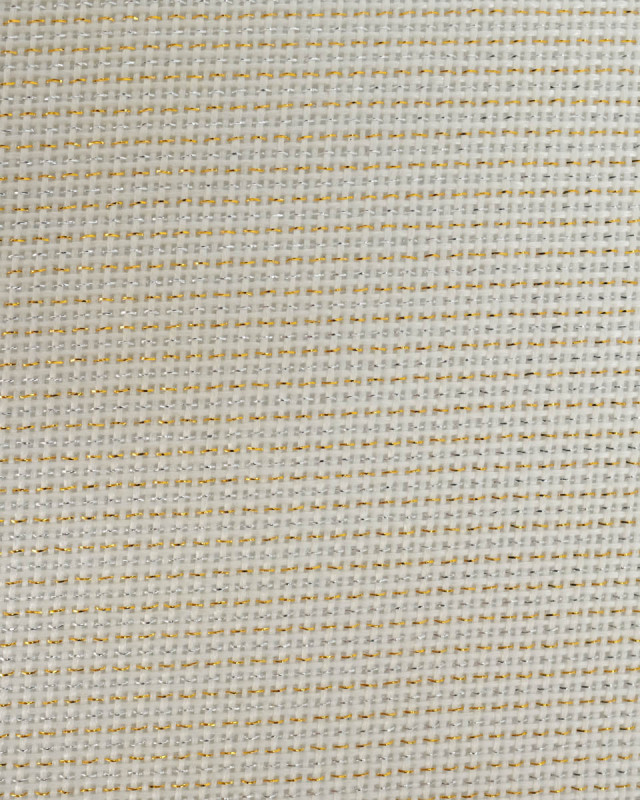 Toile de Jute Noël Scintillant Fond écru - Mercerine