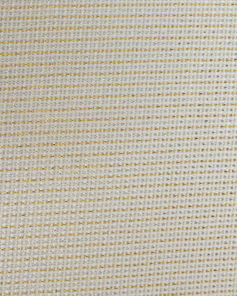 Toile de Jute Noël Scintillant Fond écru - Mercerine