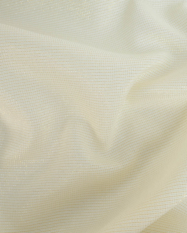 Toile de Jute Noël Scintillant Fond écru - Mercerine