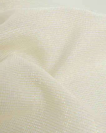Toile de Jute Noël Scintillant Fond écru - Mercerine