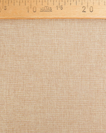 Toile de Jute Noël Scintillant Fond Naturel - Mercerine