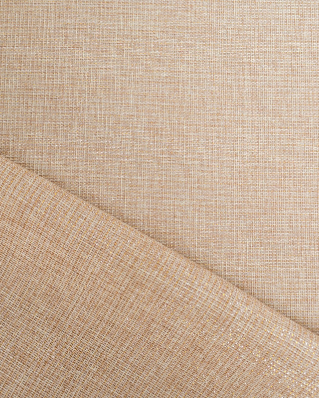 Toile de Jute Noël Scintillant Fond Naturel - Mercerine