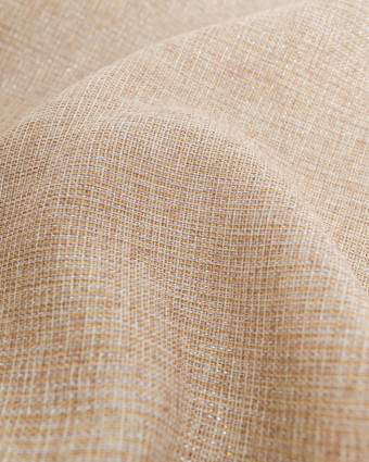 Toile de Jute Noël Scintillant Fond Naturel - Mercerine