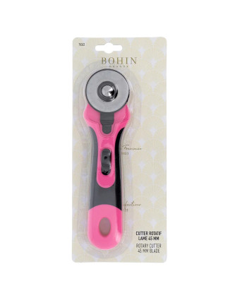 Cutter Rotatif 45mm Rose - Bohin - Mercerine