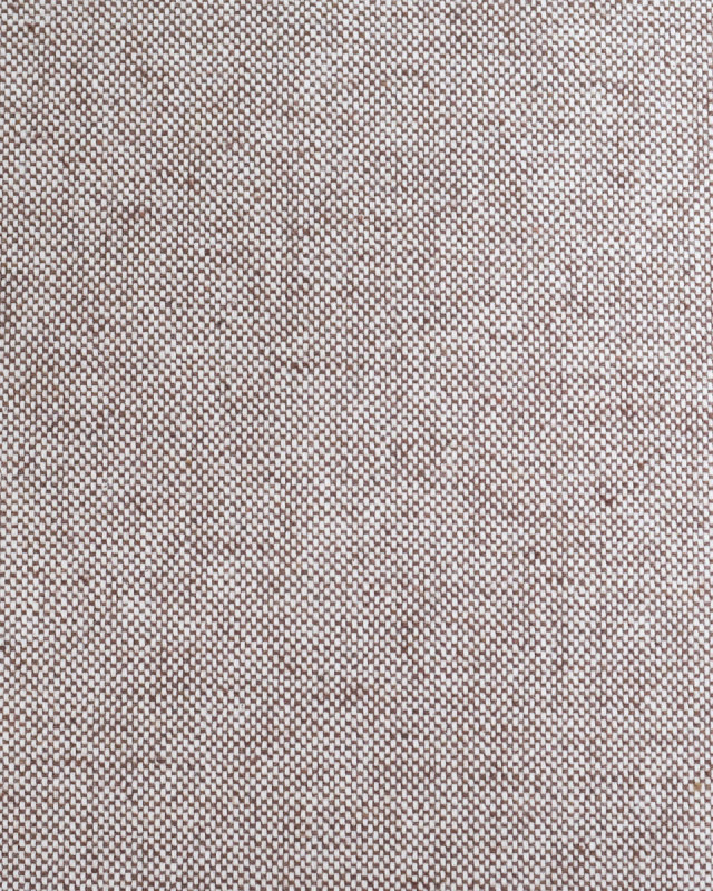Toile Panama Effet Lin Marron - Mercerine