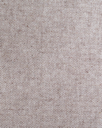 Toile Panama Effet Lin Marron - Mercerine
