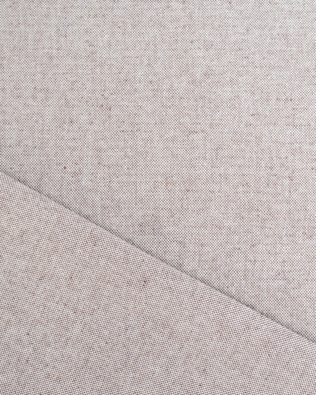 Toile Panama Effet Lin Marron - Mercerine