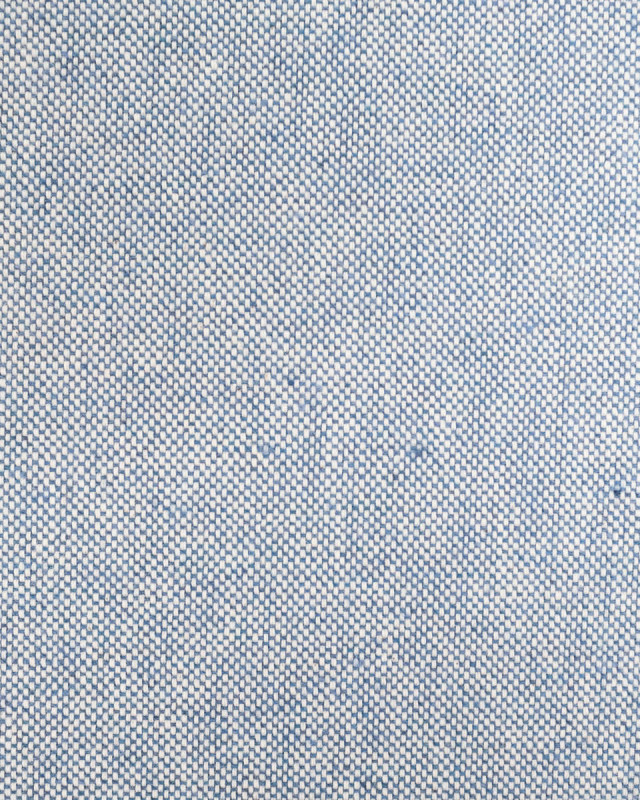 Toile Panama Effet Lin Bleu Clair- Mercerine