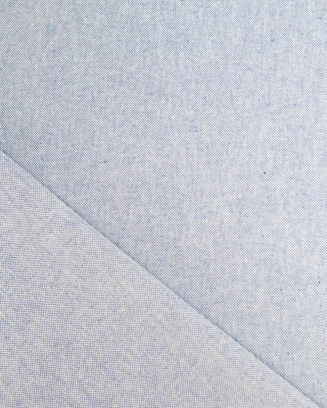Toile Panama Effet Lin Bleu Clair- Mercerine