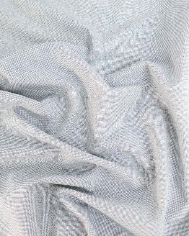 Toile Panama Effet Lin Bleu Clair- Mercerine