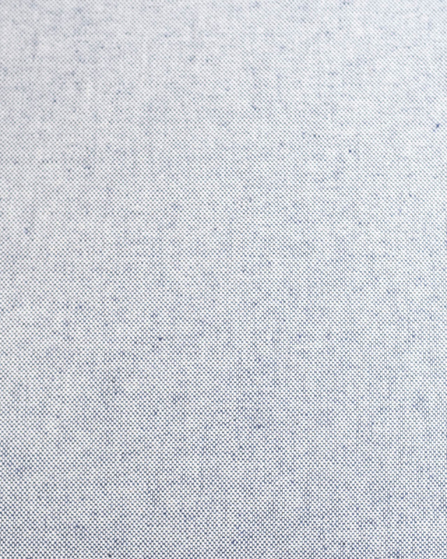 Toile Panama Effet Lin Bleu Marine - Mercerine