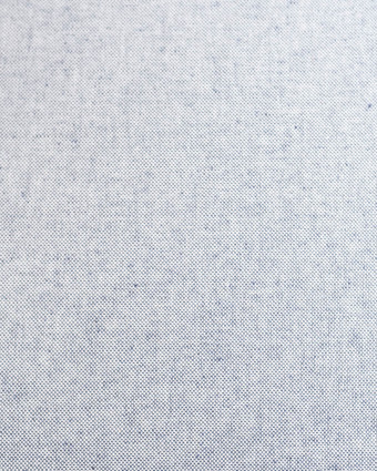 Toile Panama Effet Lin Bleu Marine - Mercerine
