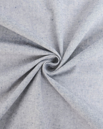 Toile Panama Effet Lin Bleu Marine - Mercerine