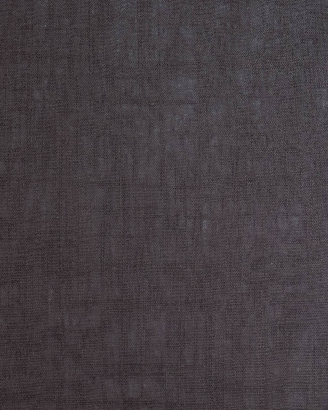 Tissu Lin Ramie Gris Orage - Mercerine