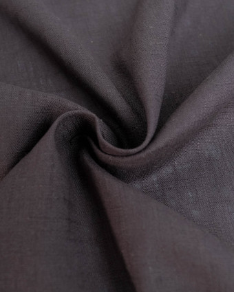 Tissu Lin Ramie Gris Orage - Mercerine