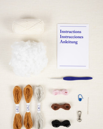 Kit de Crochet Amigurumi Chat - DMC - Mercerine