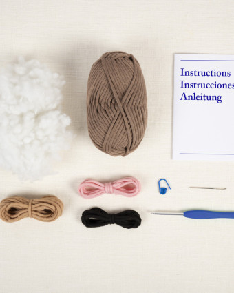 Kit de Crochet Amigurumi Ours Brun - DMC - Mercerine