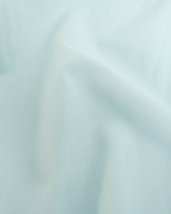 Tissu Coton Sanforisé Bleu Menthe Pablo - Mercerine