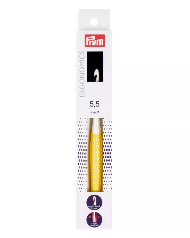 Crochet Laine Jaune 5.5 - Prym - Mercerine