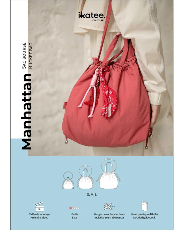 Patron Sac Manhattan - Ikatee - Mercerine