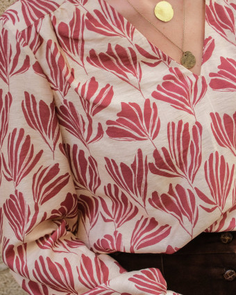 Patron blouse Litchi Rose – Pochette – Mercerine