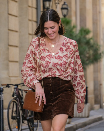 Patron blouse Litchi Rose – PDF – Mercerine