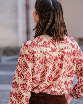 Patron blouse Litchi Rose – PDF – Mercerine
