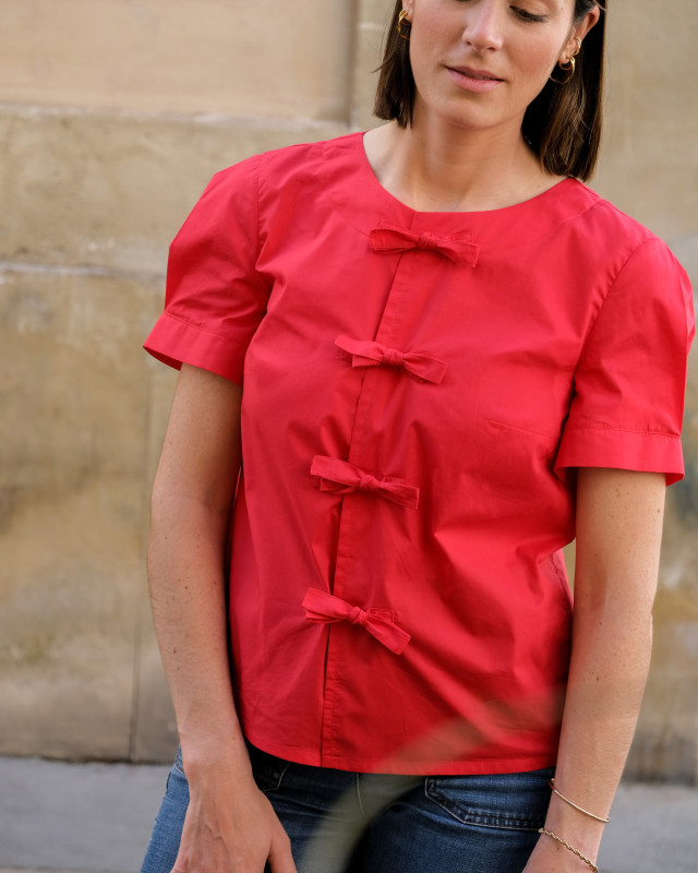 Patron blouse Cerise Jasmin– Pochette – Mercerine