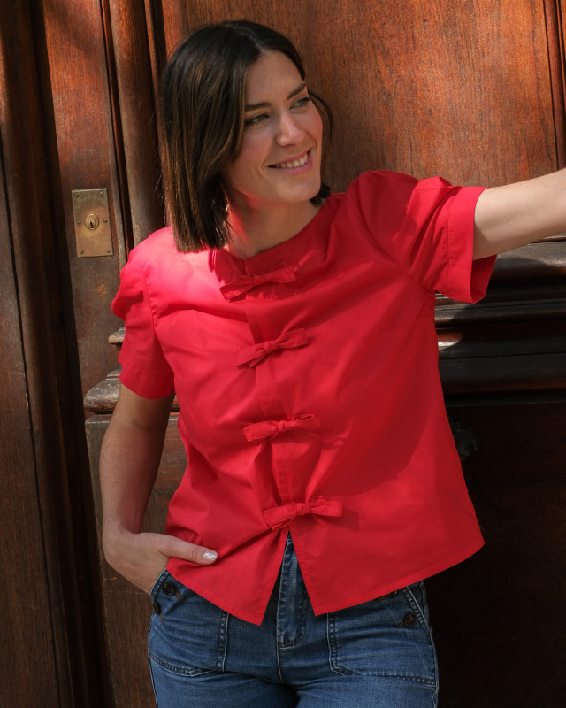 Patron blouse Cerise Jasmin– Pochette – Mercerine