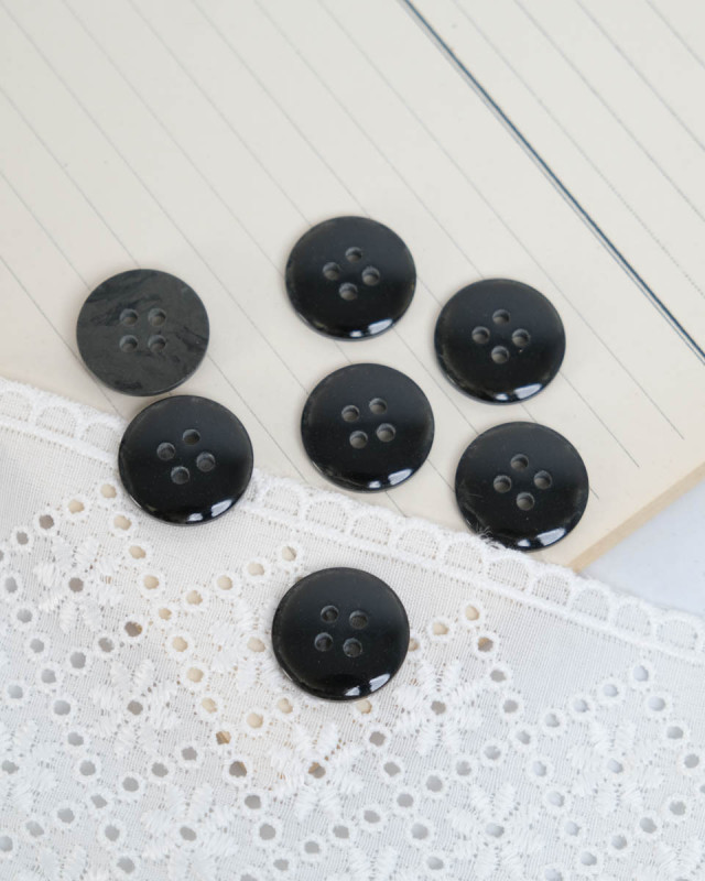 Bouton rond Effet Marbre Pailleté - Mercerine