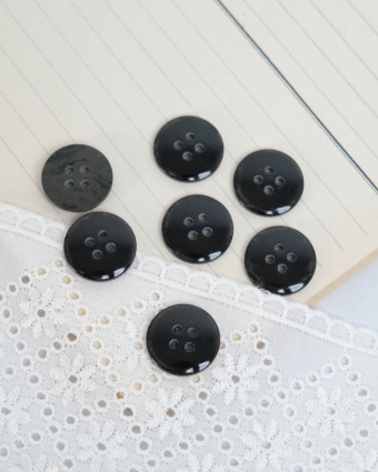 Bouton rond Effet Marbre Pailleté - Mercerine