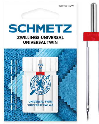Aiguilles doubles universal Schmetz - Mercerine