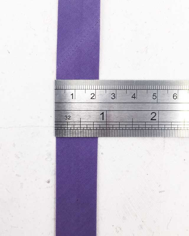 Biais Frou Frou violet tendre x1m