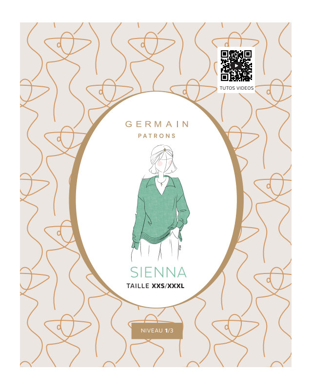 Patron Blouse Sienna– Germain Patrons - Mercerine