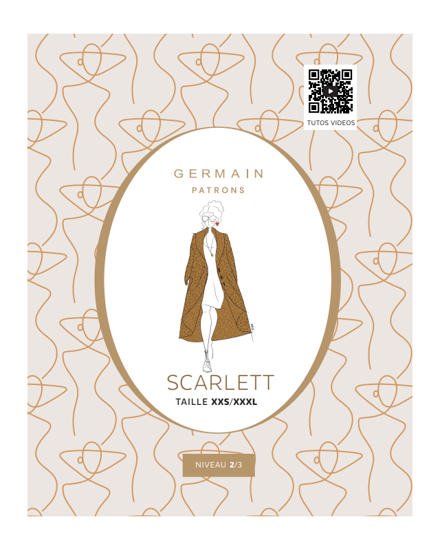 Patron Manteau Scarlett– Germain Patrons - Mercerine