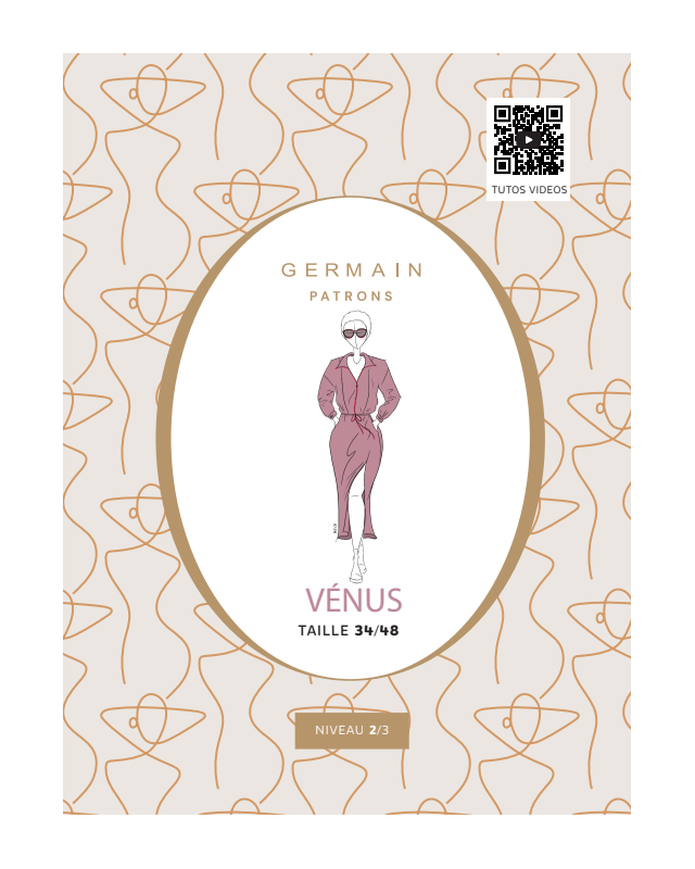 Patron Robe Vénus - Germain Patrons - Mercerine