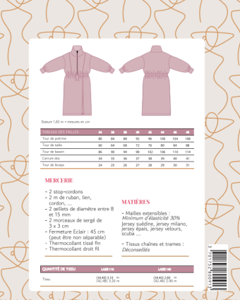 Patron Robe Vénus - Germain Patrons - Mercerine