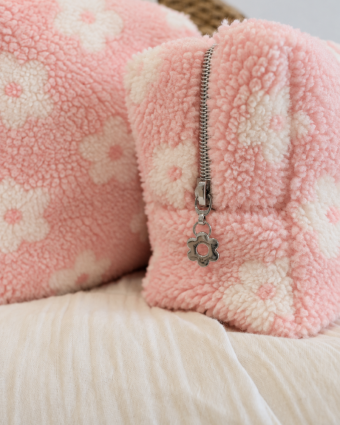 Kit Couture Duo de Trousse Octobre Rose - Sherpa Rose - Mercerine