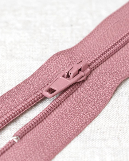 Fermeture Vieux Rose - Non Séparable - Mercerine