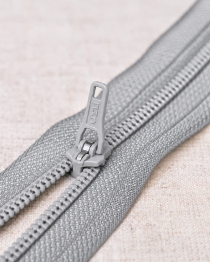 Fermeture Gris 20 cm - Non Séparable - mercerine