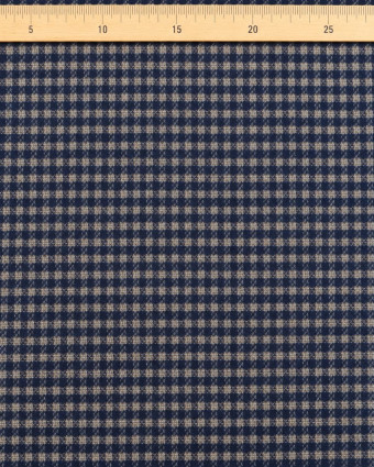Tissu Lainage Fin Carreaux Jupe 100% Laine   - Mercerine