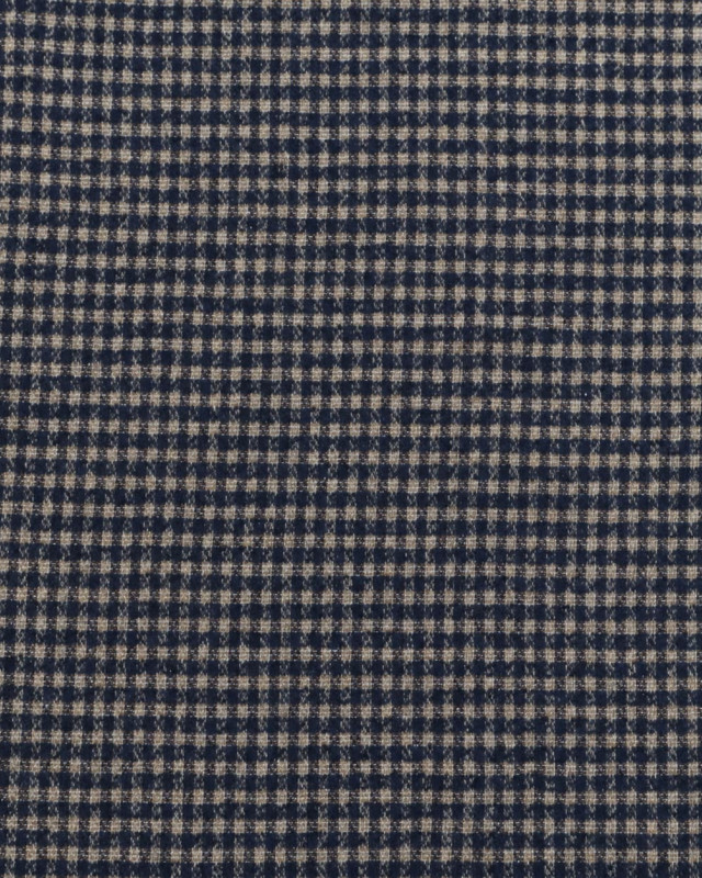 Tissu Lainage Fin Carreaux Jupe 100% Laine   - Mercerine