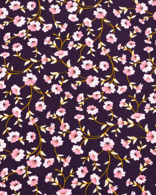 Tissu Popeline de coton  Augustine - Mercerine