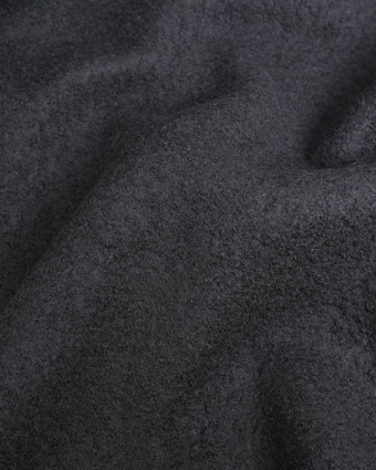 Laine Bouillie Unie Noir - Mercerine