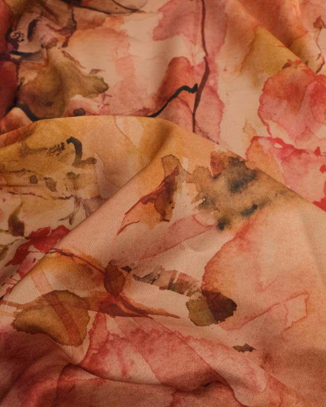 Tissu Satin Effet Soie Vintage - Mercerine