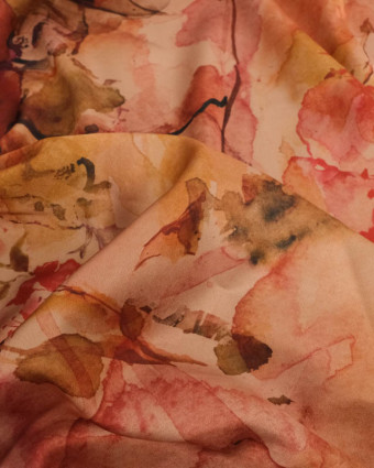 Tissu Satin Effet Soie Vintage - Mercerine