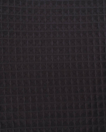 Tissu nid d'abeille anthracite Oekotex - Tissu au mètre - Mercerine