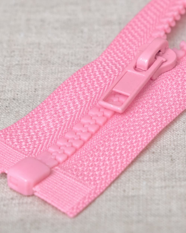 Fermeture blouson rose - séparable - Mercerine