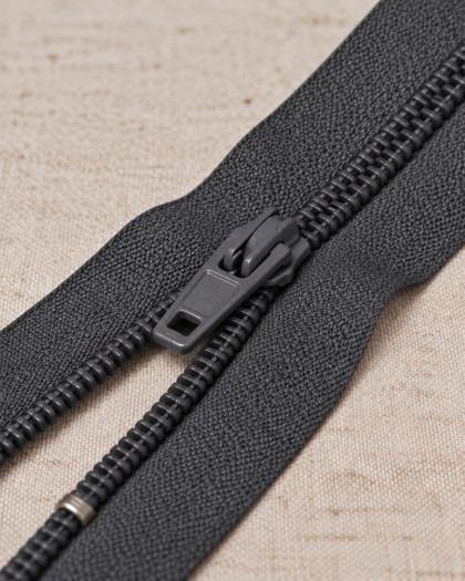 Fermeture Gris Anthracite - non séparable - Mercerine