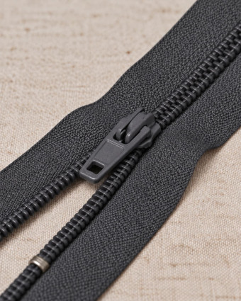 Fermeture Gris Anthracite - non séparable - Mercerine